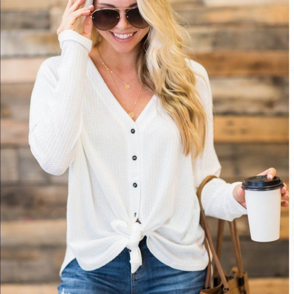 Button Front Top